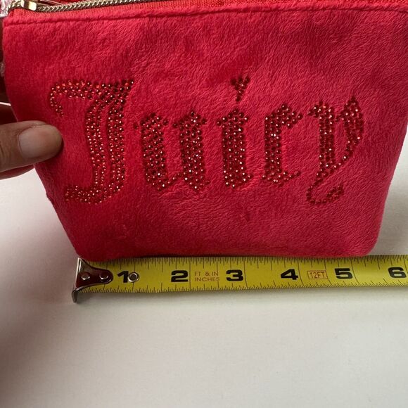 Juicy Couture Travel Red Cosmetic Set Includes 2 Bag & 1 Toiletry Bottle NWT - Picture 8 of 15